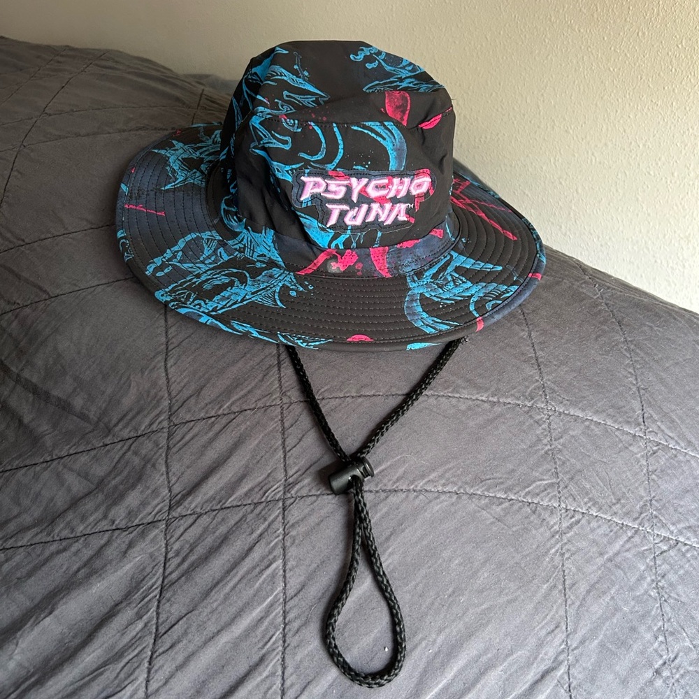 Psycho Tuna Black and Blue Bucket Hat
